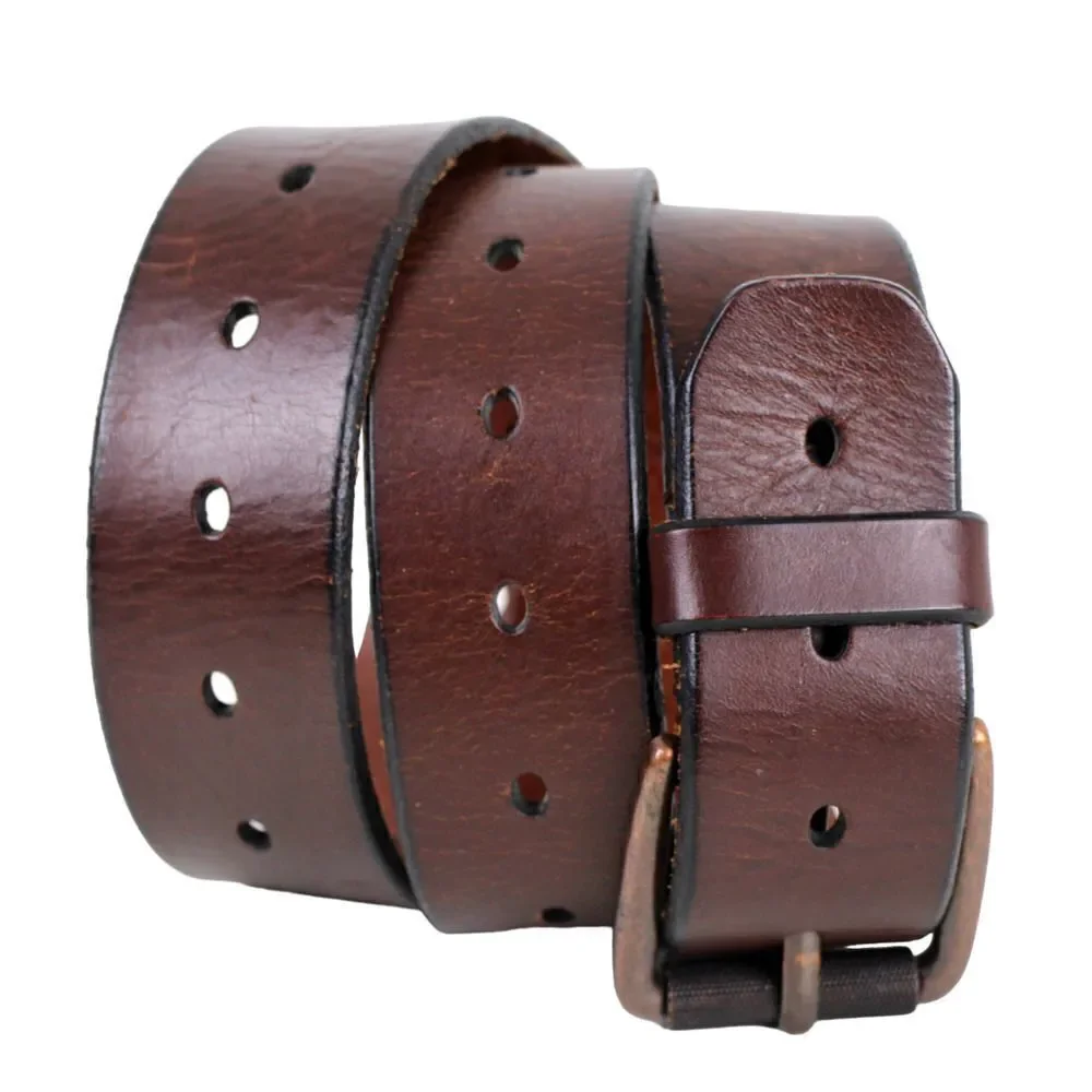 CLASSIC BROWN GENUINE LEATHER 1.5